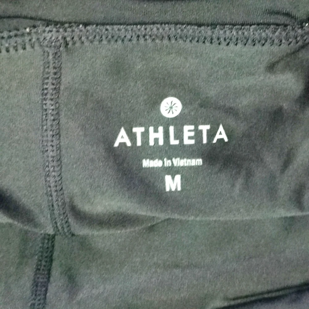Athleta Prism 2-in-1 Built in Shorts Pull On Mesh black Womens Size M - Picture 5 of 9